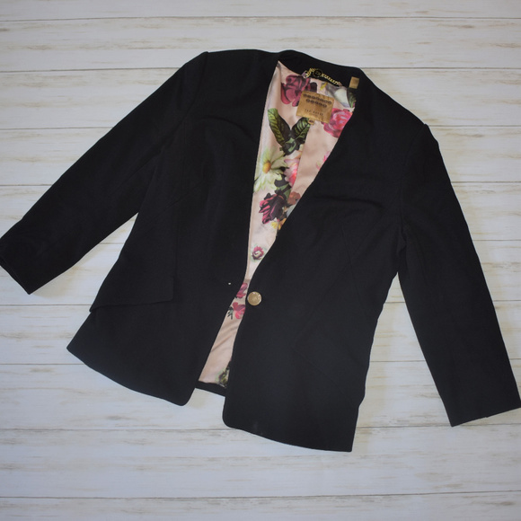 Ted Baker London Jackets & Blazers - Ted Baker London Working Title Ellsie Black Blazer